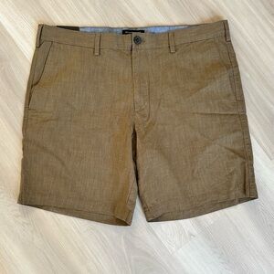 NEW Banana Republic Chambray Brown Shorts 9” Inseam 38